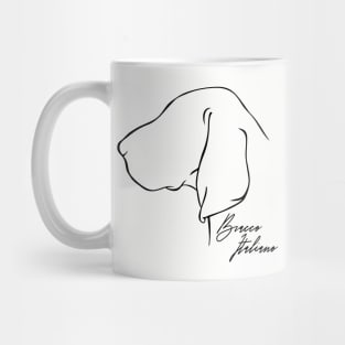 Proud Bracco Italiano profile dog lover Mug